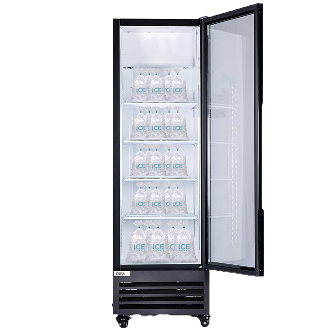 Upright freezers